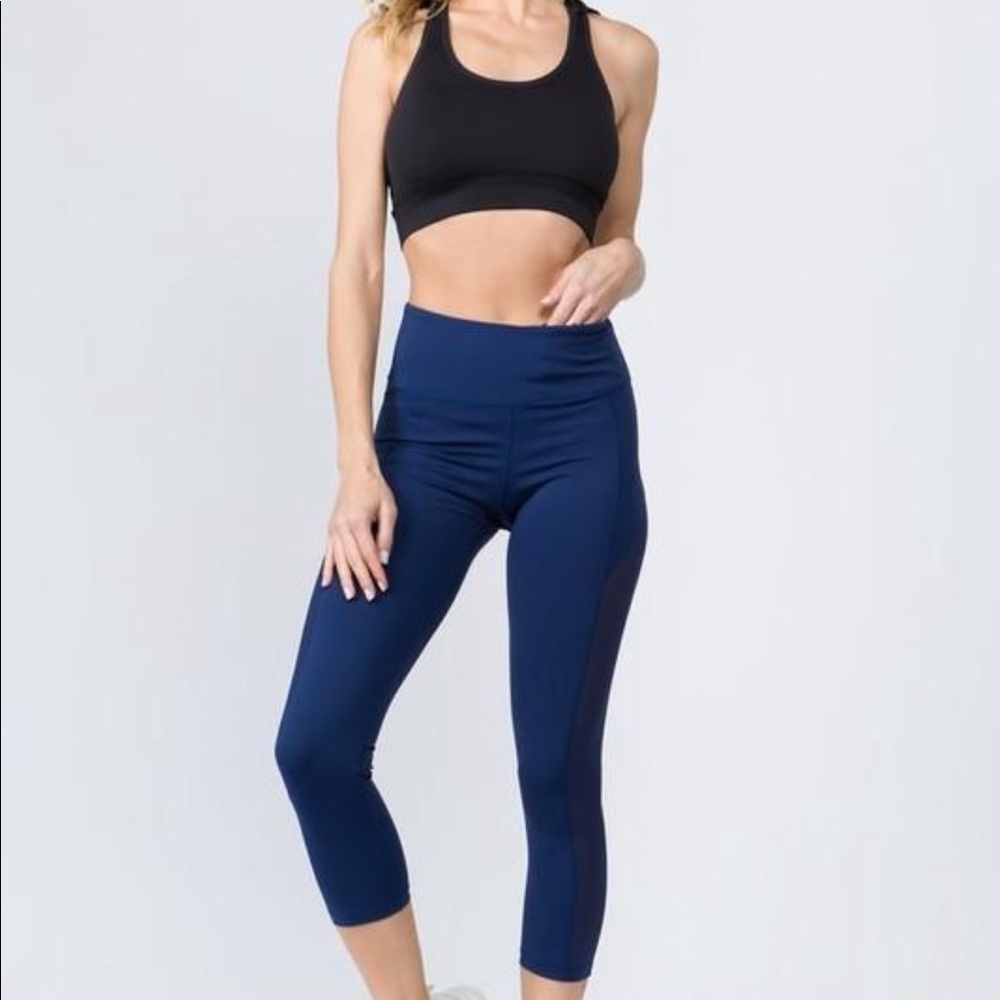 Navy yoga pants